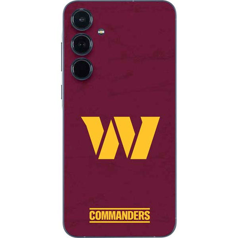 NFL Washington Commanders Distressed Galaxy A35 5G Skin